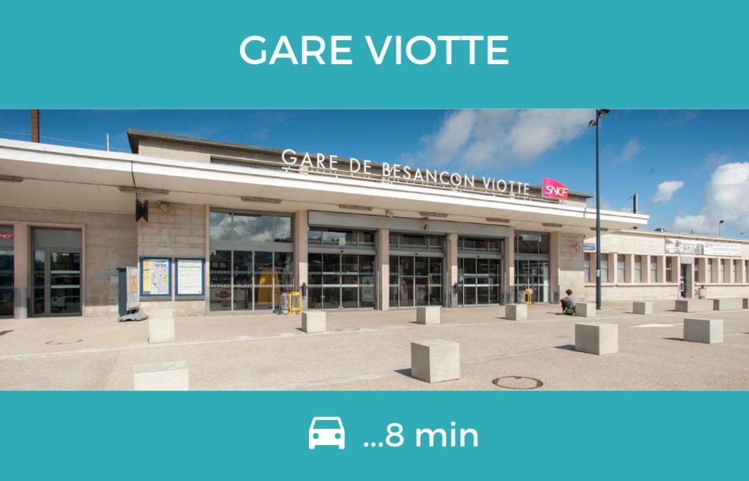 NOUVEAU - GRANDE TERRASSE - L'HORLOGE - CALME - Home-One Besançon Extérieur photo