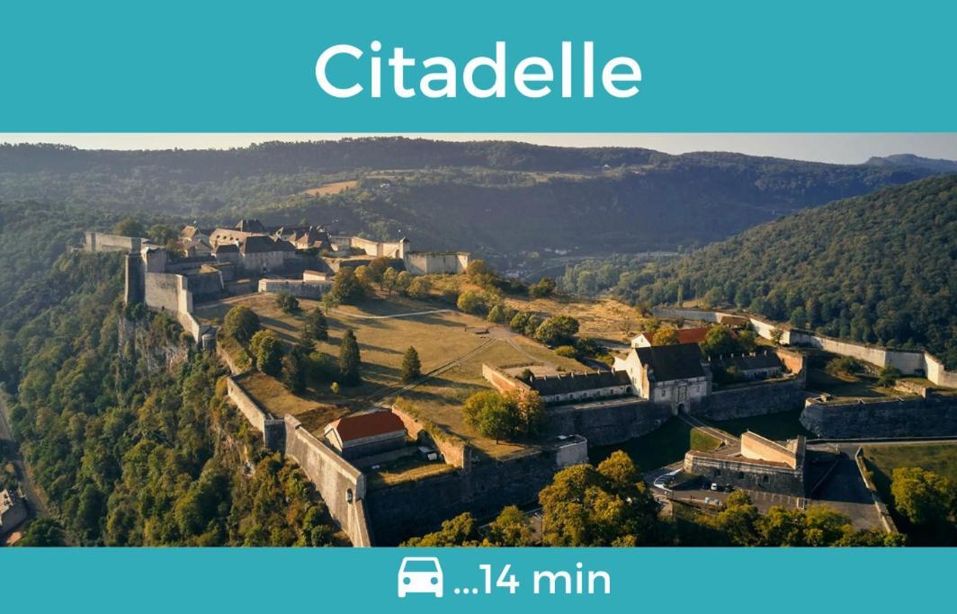 NOUVEAU - GRANDE TERRASSE - L'HORLOGE - CALME - Home-One Besançon Extérieur photo